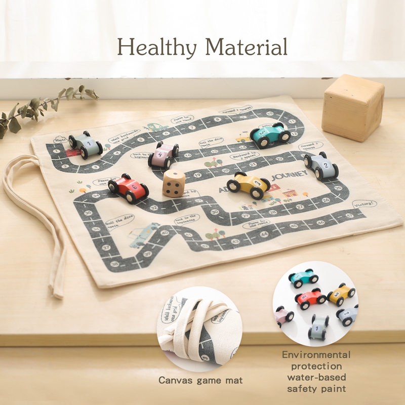 Kids Educational Game 3 - Montessori Verkeersspeelgoed Kinderen 35*31 CM Stad