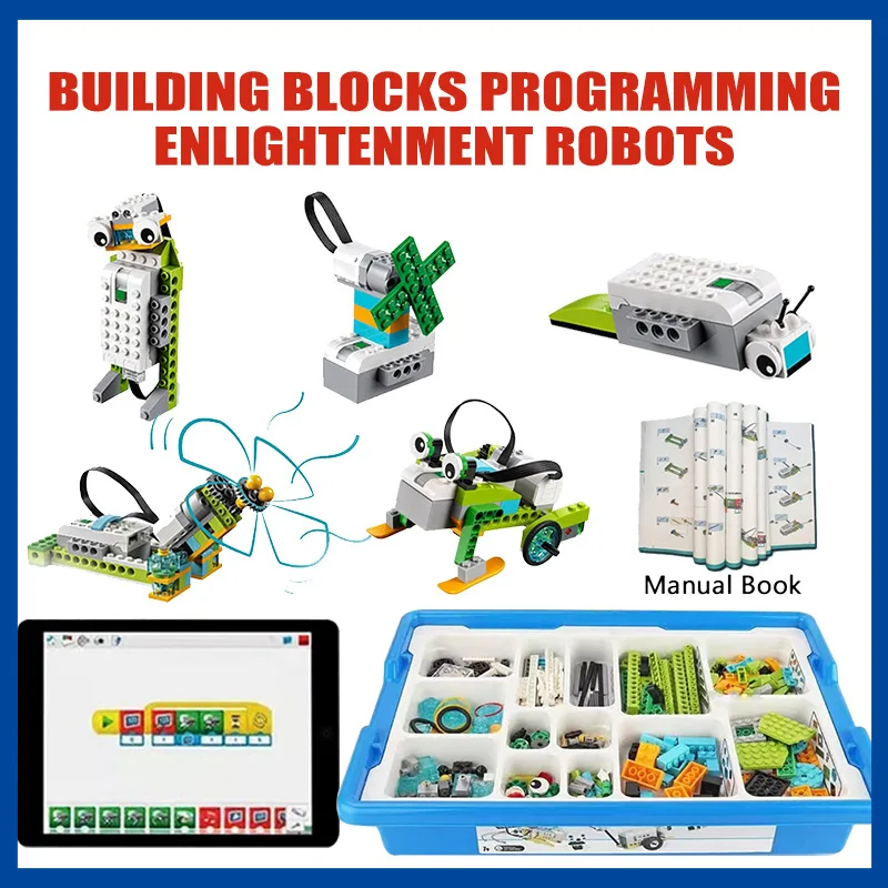 Kids Education Hub - WEDO2.0 compatibele 45300 programmeerrobot met 19071