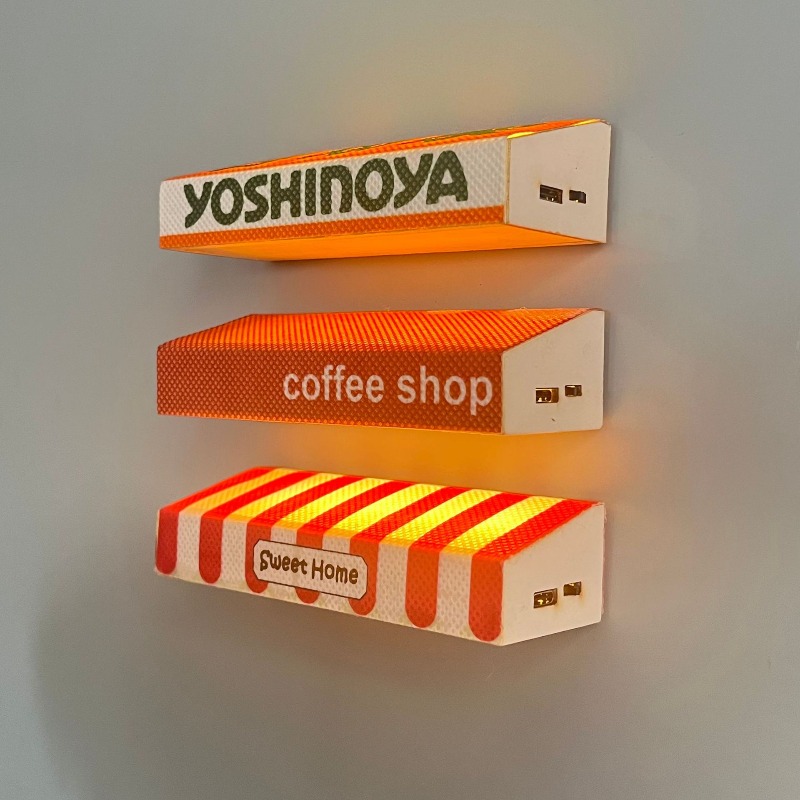 Magnetic Letter Board - Creatieve magnetische verlichting supermarkt regenschuur koelkast