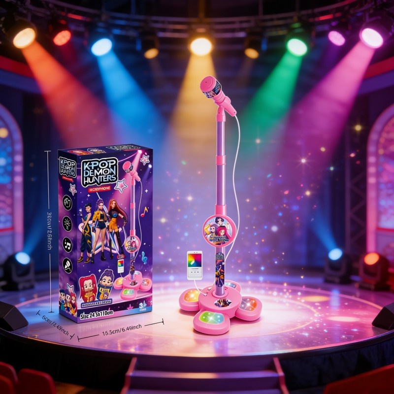 Kids Educational Gadget - Kinderkaraoke-microfoon Gitaar met standaard Educatief speelgoed