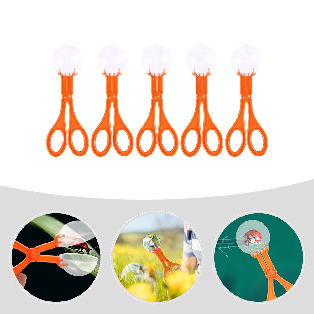 Kids Education Design - 5 stuks insectenvangers voor kinderen, plastic