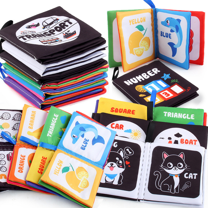 Kids Education Book - Baby Doek Boek Voor Pasgeborenen 0-12