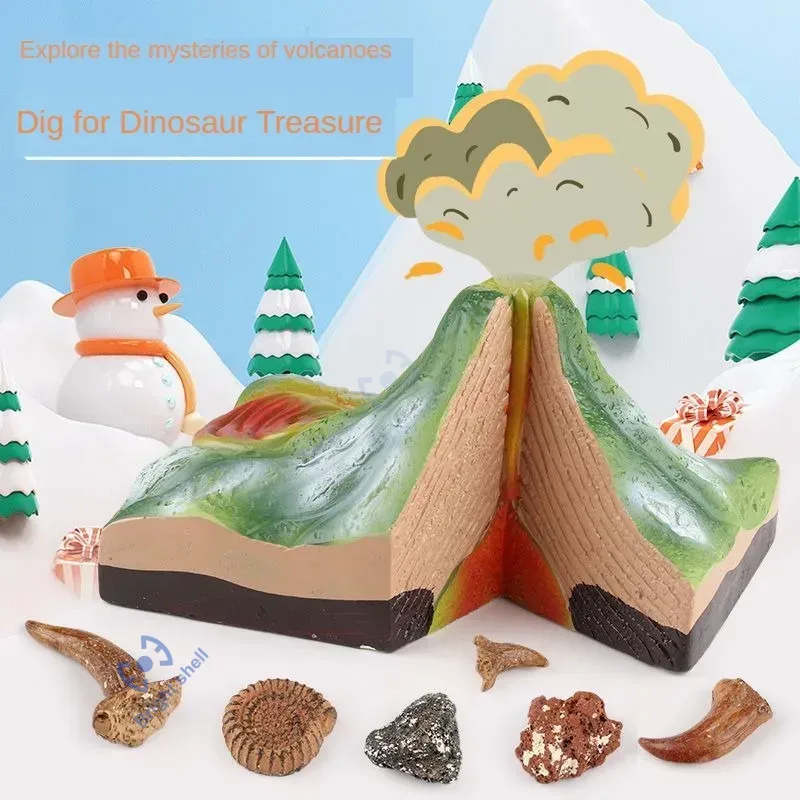 Science Kit Volcano - Vulkaan Kinderen Speelgoed Dinosaurus Piramide DIY