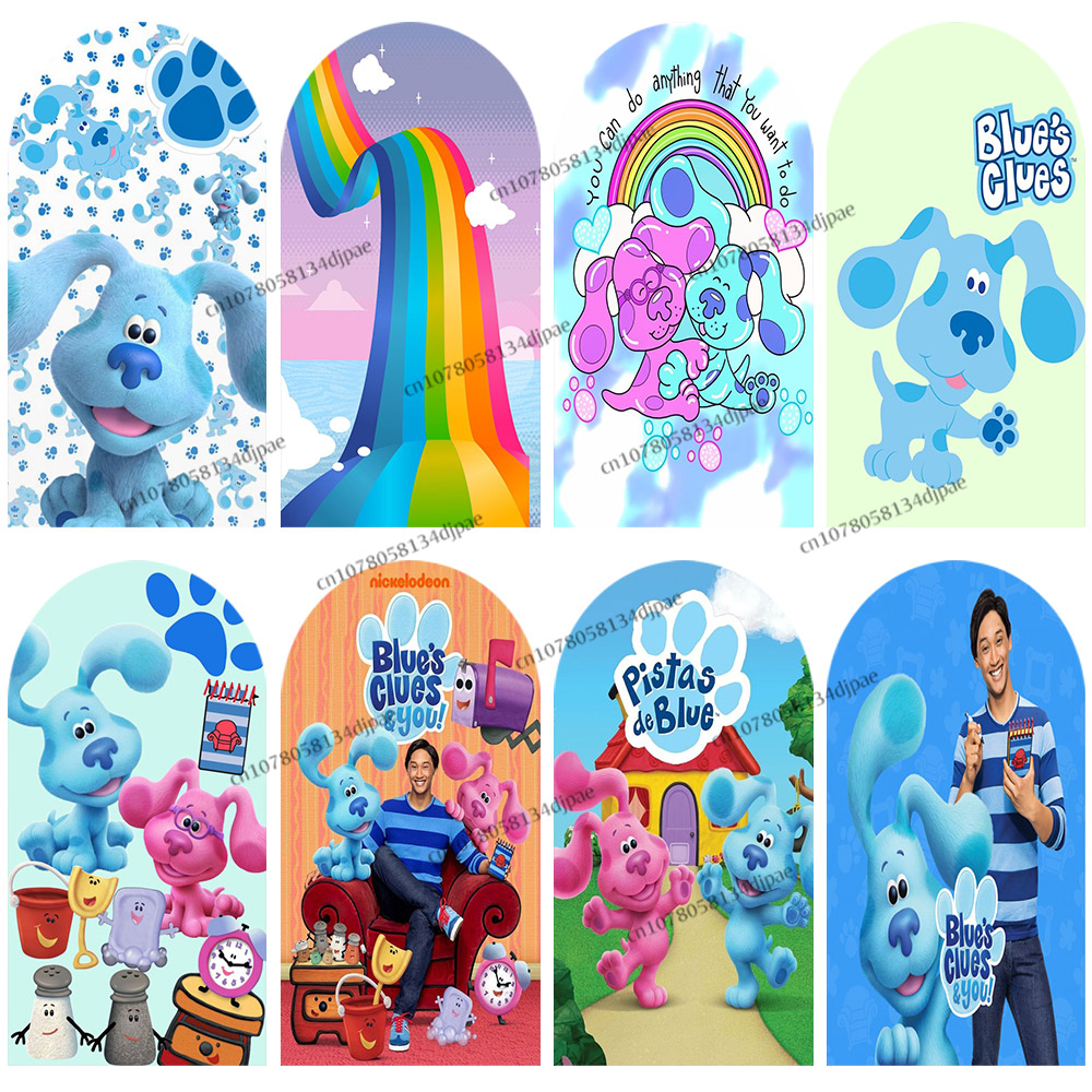 Kids Education Banner - Blauwe aanwijzingen boog achtergrond fotografie decoratie
