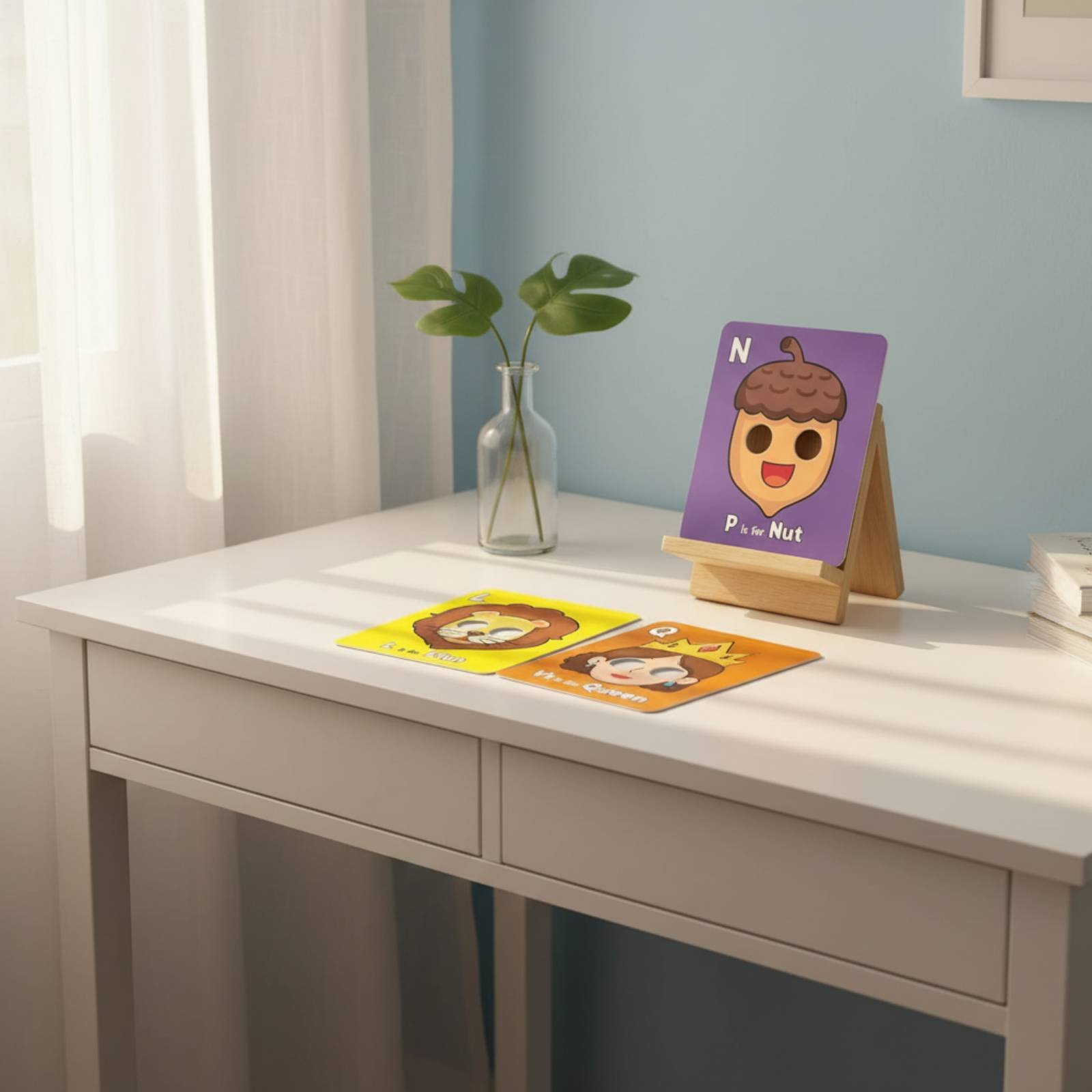 Flash Card Alphabet - Creature Mask Flash Cards Interactieve Creature