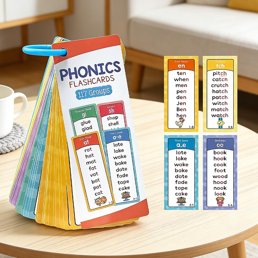 Flash Card Alphabet - Phonics Flashcards voor kinderen van 3+