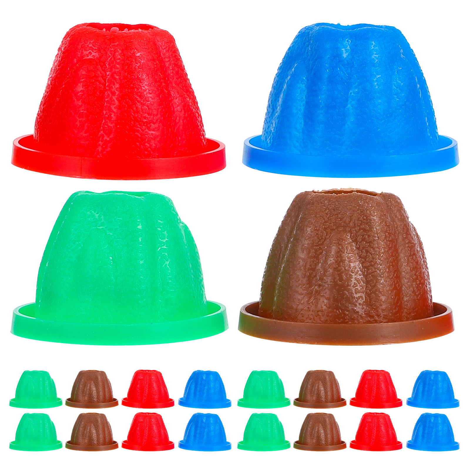 Science Kit Volcano - Vulkaanuitbarstingen DIY: Kleurrijk plastic vulkaan-wetenschapsexperiment, educatief