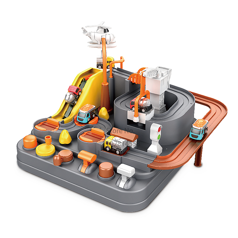 Kids Educational Gadget - Hete Racewagen Model Treinspoor Avonturenspel Dieren