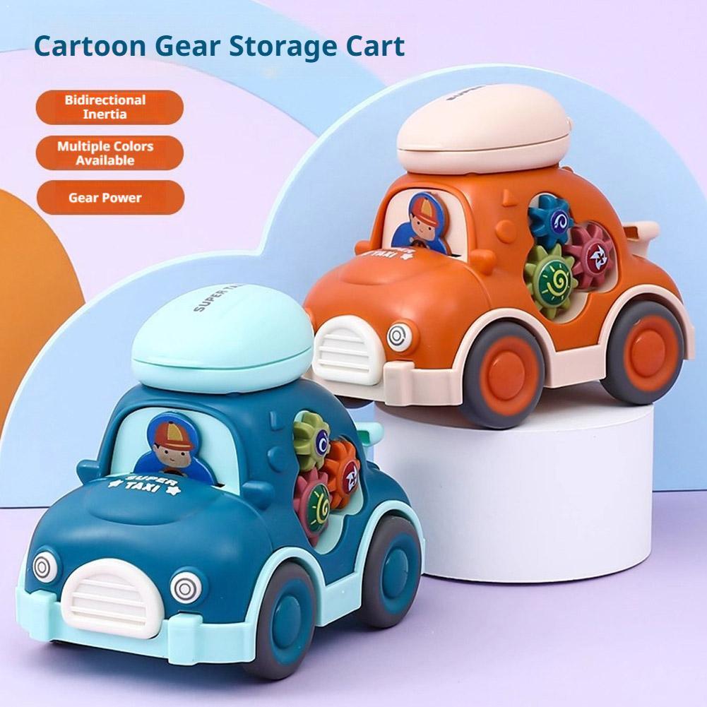 Kids Educational Gadget - Cartoon Mini Pull Back Speelgoedauto Montessori