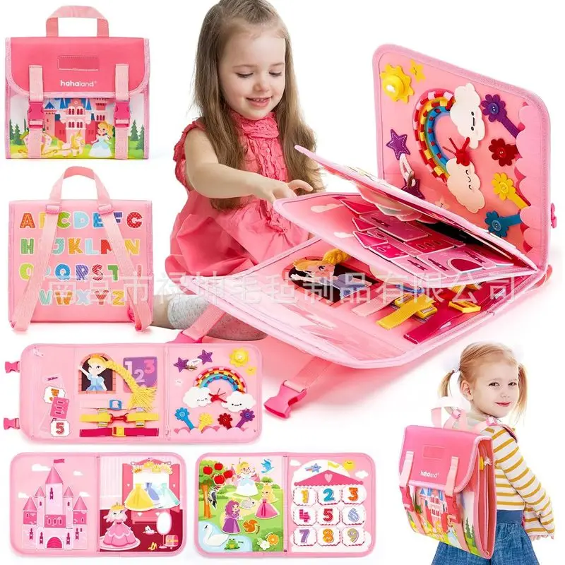 Kids Early Education - Princess Montessori Vilt Drukdoosje Peuter Levensvaardigheden