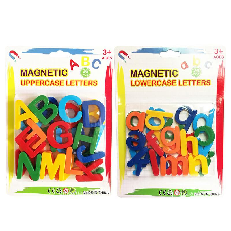 Magnetic Letter Board - Kinderen Magnetisch Leren Alfabetletters Plastic Koelkaststickers