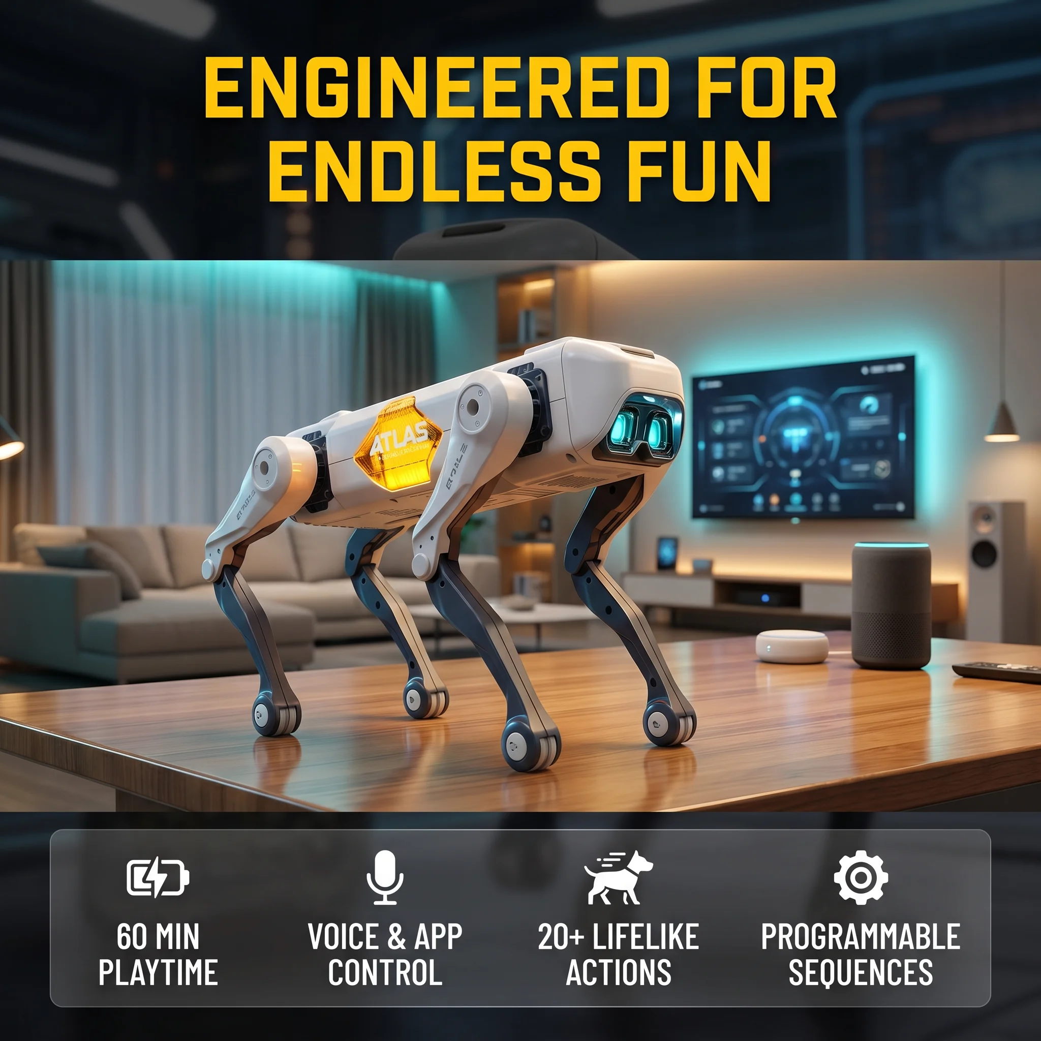 Kids Educational Gadget - AI Slimme Robot Hond, Spraak- &