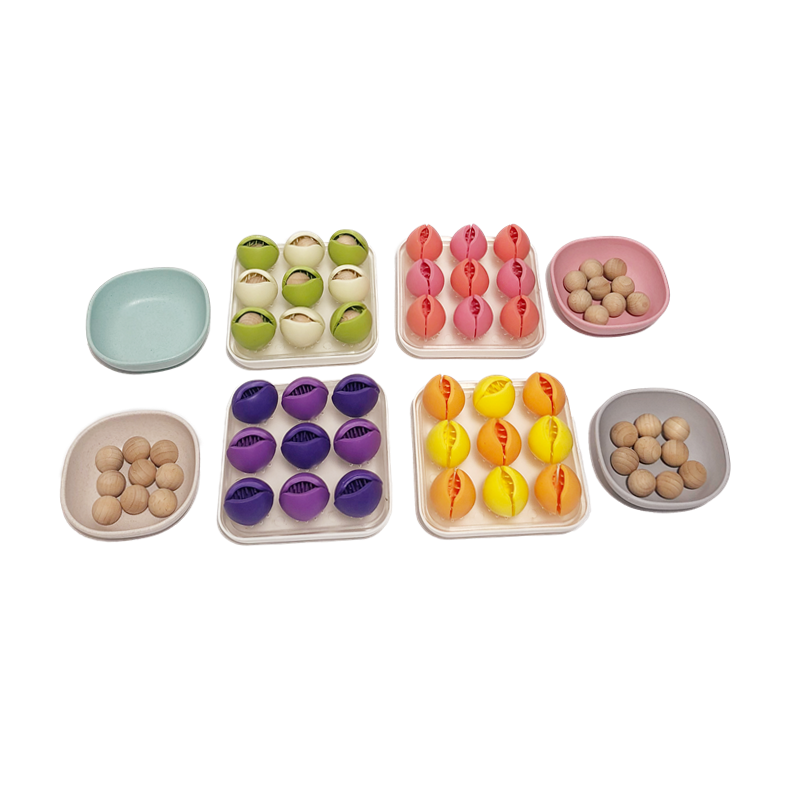 Kids Educational Game 3 - Montessori Educatief Speelgoed Ballen Invoegen Spel