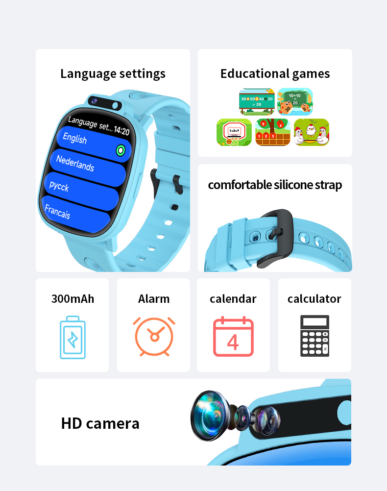 H10 Nieuwe Kinder Smartwatch m - Kids Education Calculator recensie en prijs