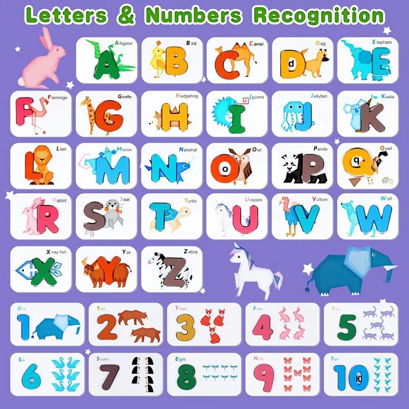 Montessori Alfabet Nummers Fla - Flash Card Alphabet recensie en prijs