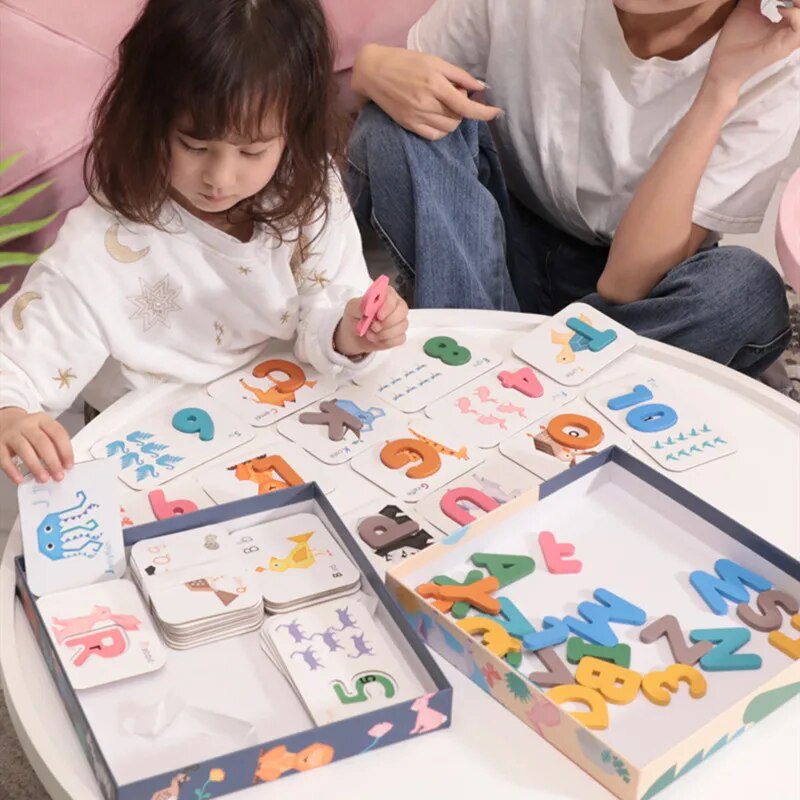 Montessori Alfabet Nummers Fla - Flash Card Alphabet recensie en prijs