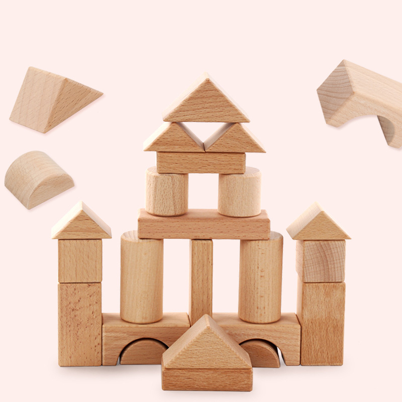 22Pcs Bouwstenen Beuken Houten - Kids Education Login recensie en prijs