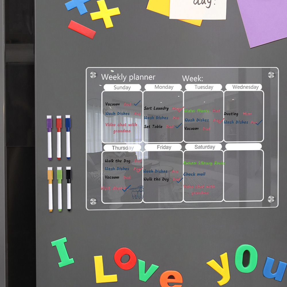 Koelkastmagneet Kalenderbord W - Magnetic Letter Board recensie en prijs