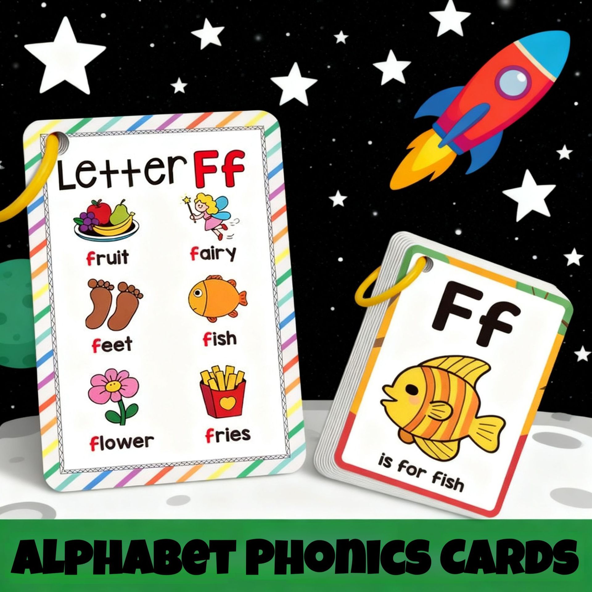 Eco-vriendelijke alfabet- en f - Flash Card Alphabet recensie en prijs