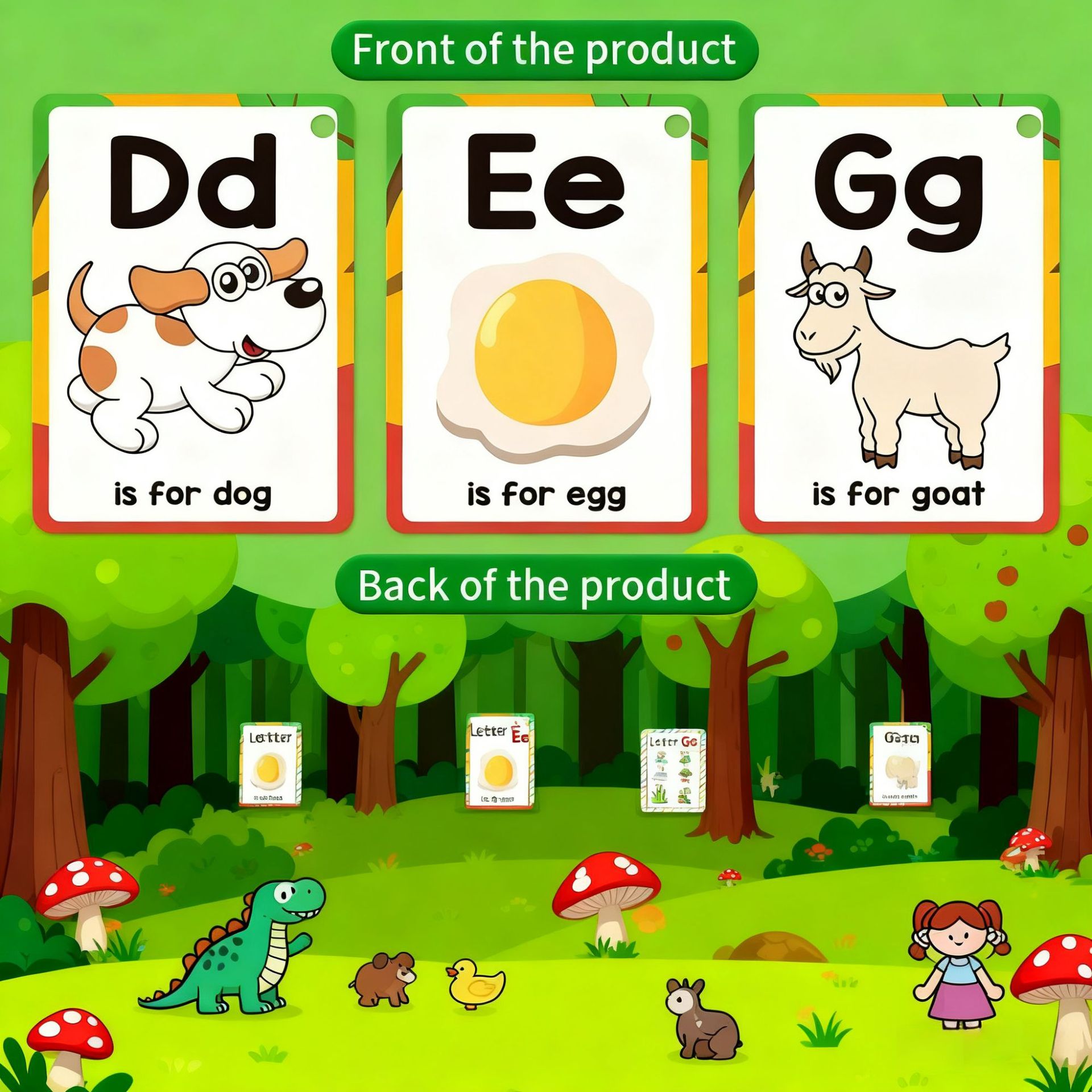 Eco-vriendelijke alfabet- en f - Flash Card Alphabet recensie en prijs