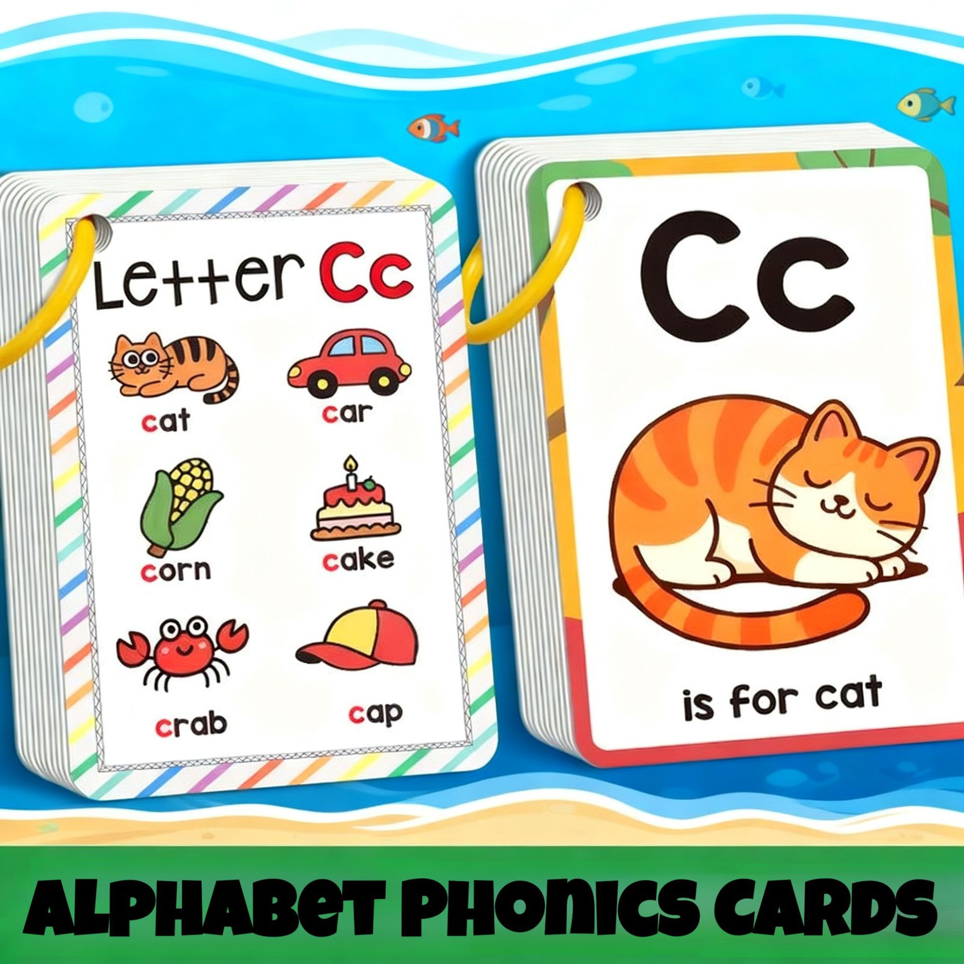Eco-vriendelijke alfabet- en f - Flash Card Alphabet recensie en prijs