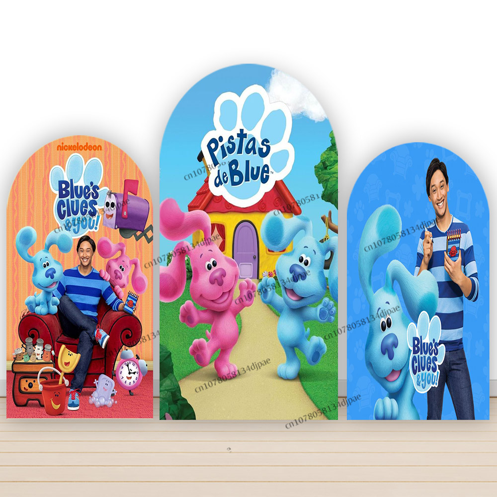 Blauwe aanwijzingen boog achte - Kids Education Banner recensie en prijs