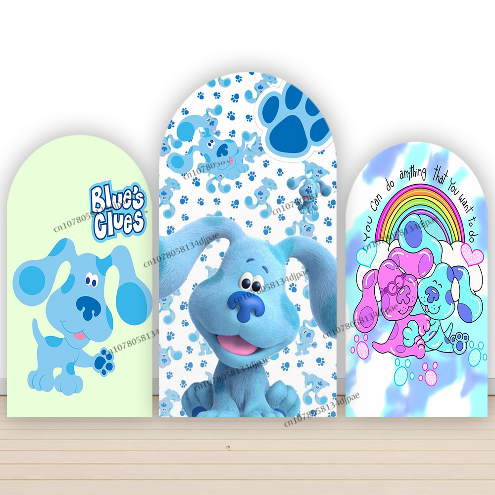 Blauwe aanwijzingen boog achte - Kids Education Banner recensie en prijs