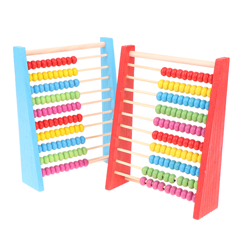 Houten telraam kind wiskunde e - Kids Education Calculator recensie en prijs