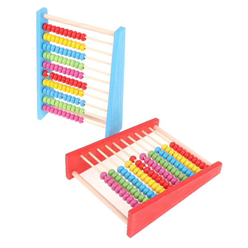 Houten telraam kind wiskunde e - Kids Education Calculator recensie en prijs