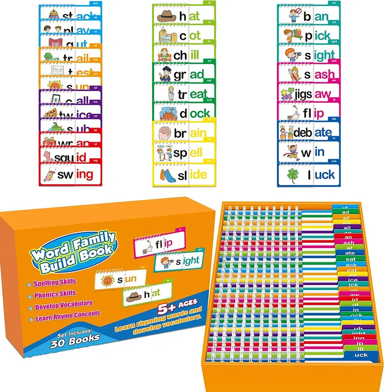 30-lezen en rijm Flip-boeken W - Kids Education Rhymes recensie en prijs