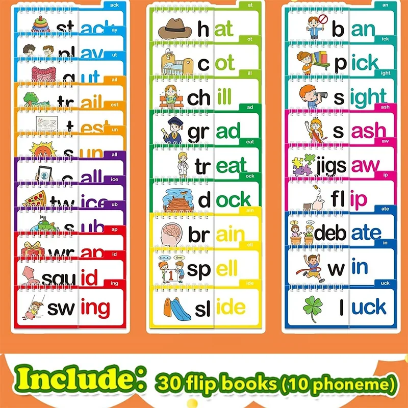30-lezen en rijm Flip-boeken W - Kids Education Rhymes recensie en prijs