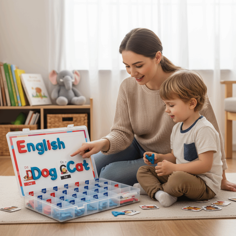 26 Engelse letters Magnetisch  - Magnetic Letter Board recensie en prijs