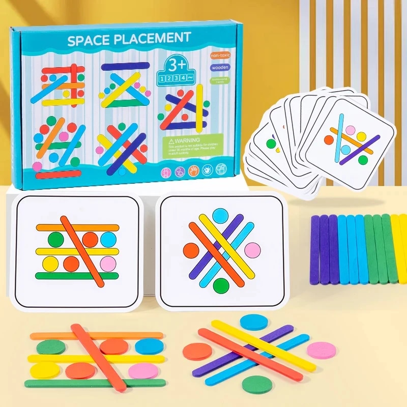 Kids Rainbow Stick Denkpuzzel  - Kids Educational Game 3 recensie en prijs
