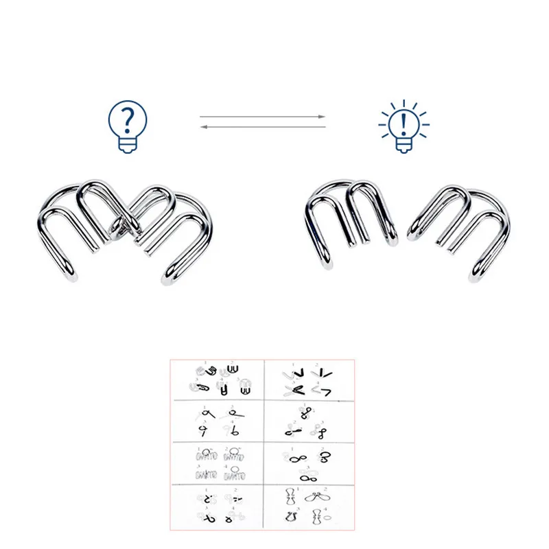 8 Stks/set Metalen Montessori  - Game Educational For Kids Free recensie en prijs