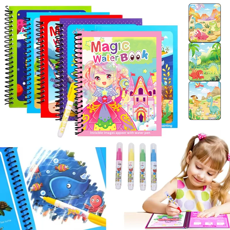 Cartoon Magic Water Drawing Bo - Kids Education Laptop recensie en prijs
