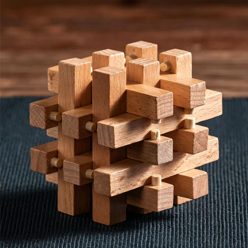 Luban Lock Achtien LuoHan Hout - Game Educational For Kids Free recensie en prijs