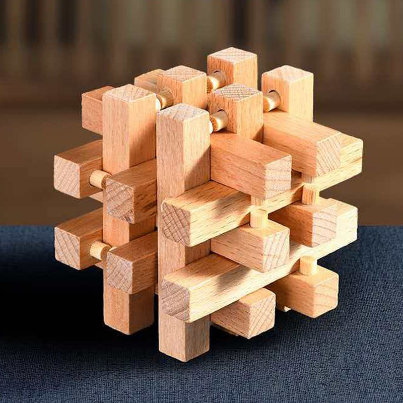 Luban Lock Achtien LuoHan Hout - Game Educational For Kids Free recensie en prijs