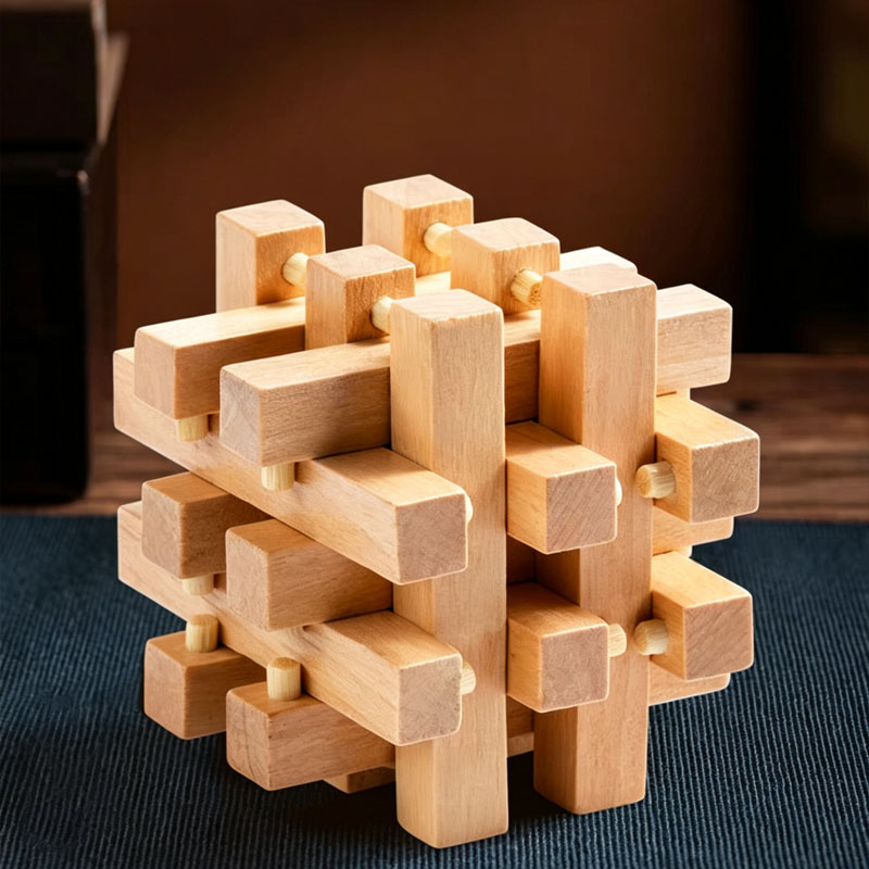 Luban Lock Achtien LuoHan Hout - Game Educational For Kids Free recensie en prijs