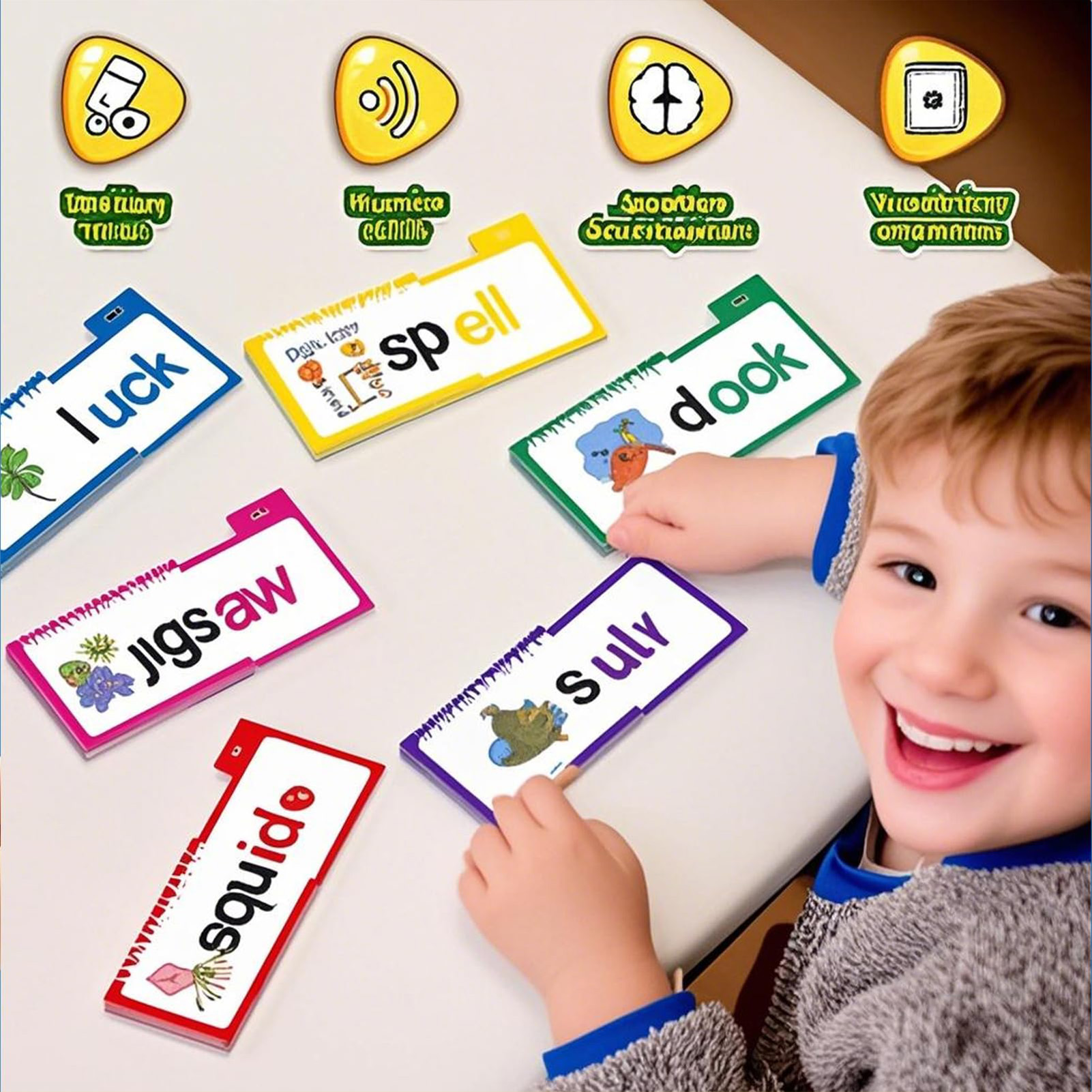 Gelamineerde Phonics Flashcard - Kids Education Rhymes recensie en prijs