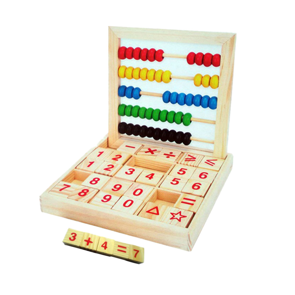 Houten rekenkader voor vroegki - Kids Education Calculator recensie en prijs