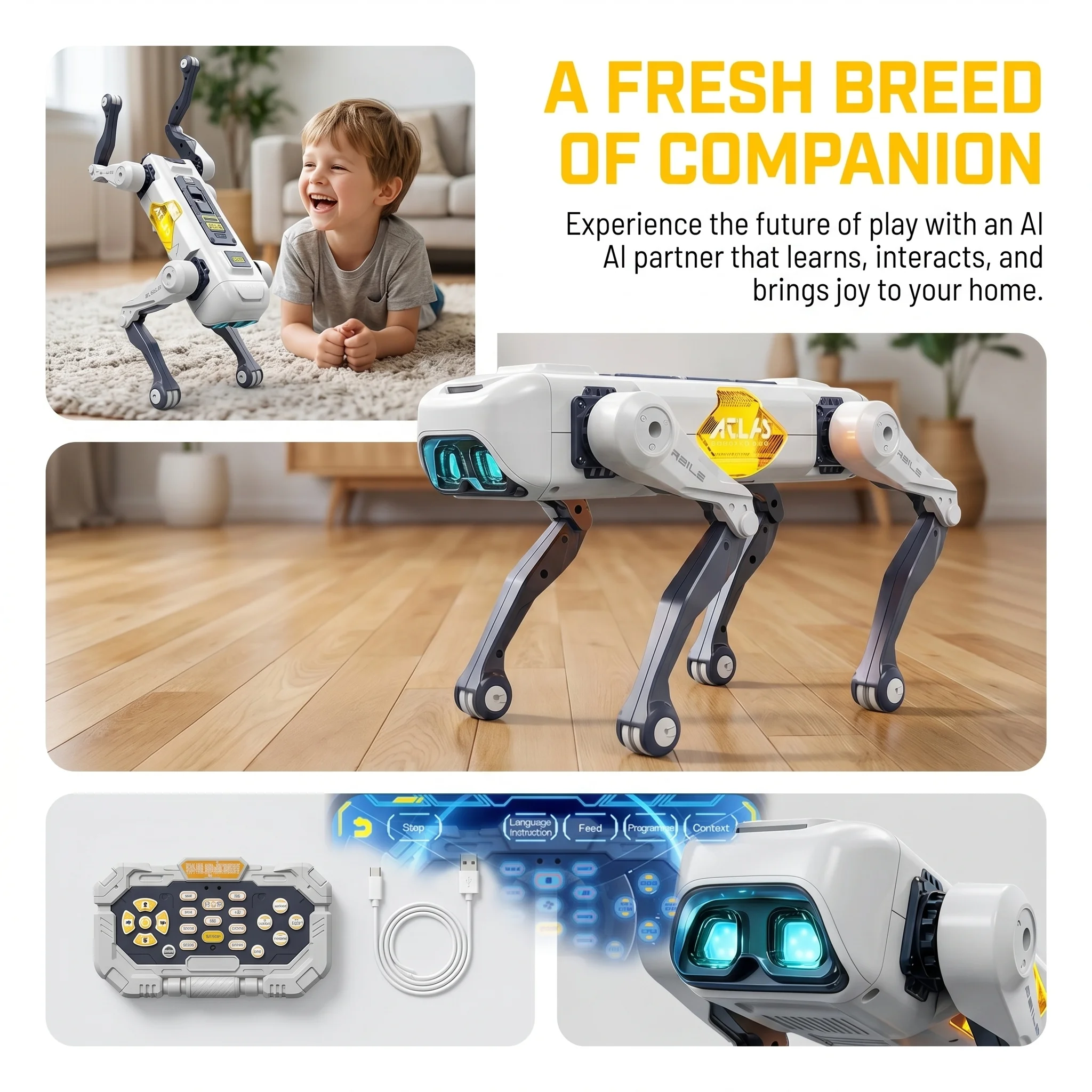 AI Slimme Robot Hond, Spraak-  - Kids Educational Gadget recensie en prijs