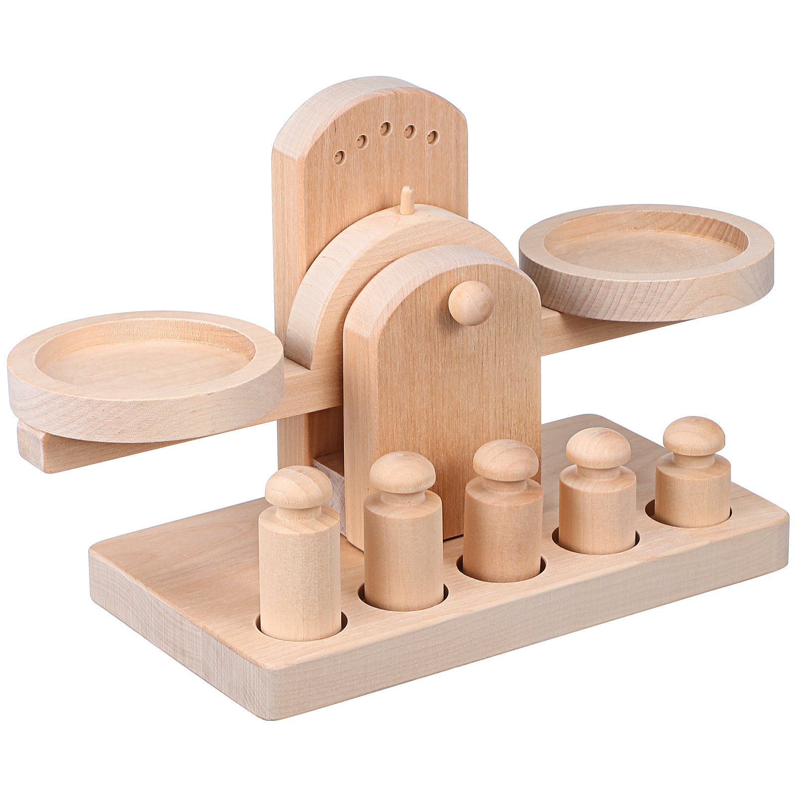 1Set Houten Balansweegschaal C - Kids Education Calculator recensie en prijs