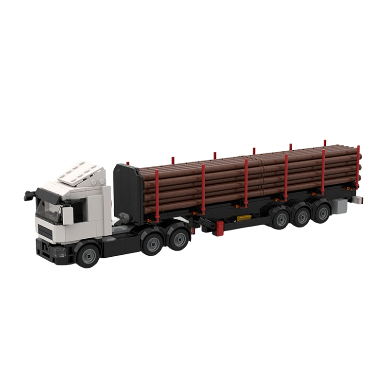 215pcs MOC City Cargo Log Trai - Kids Education Login recensie en prijs