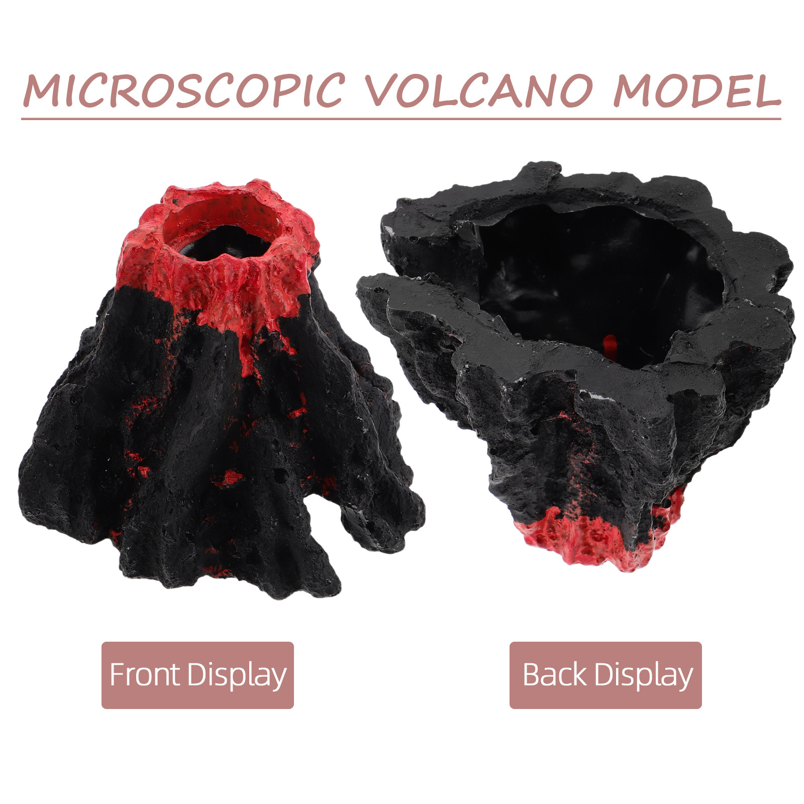 2 stuks realistische hars vulk - Science Kit Volcano recensie en prijs